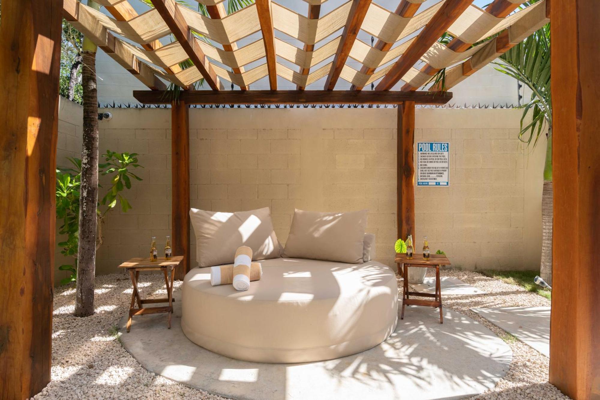 Tulum Stunning Villa For 10-Cabana-Private Pool-Parking Exterior foto